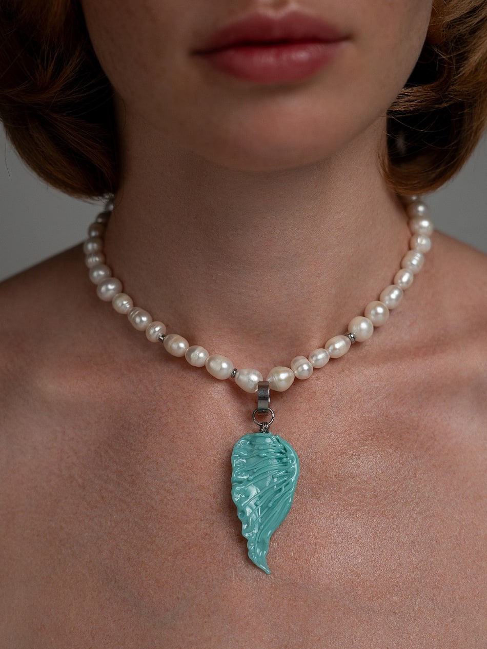 Pendant "Cool Blue Wing" image 3