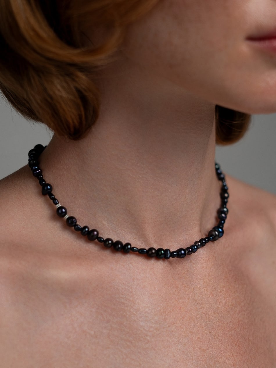 Choker “Nero Silver” image 2