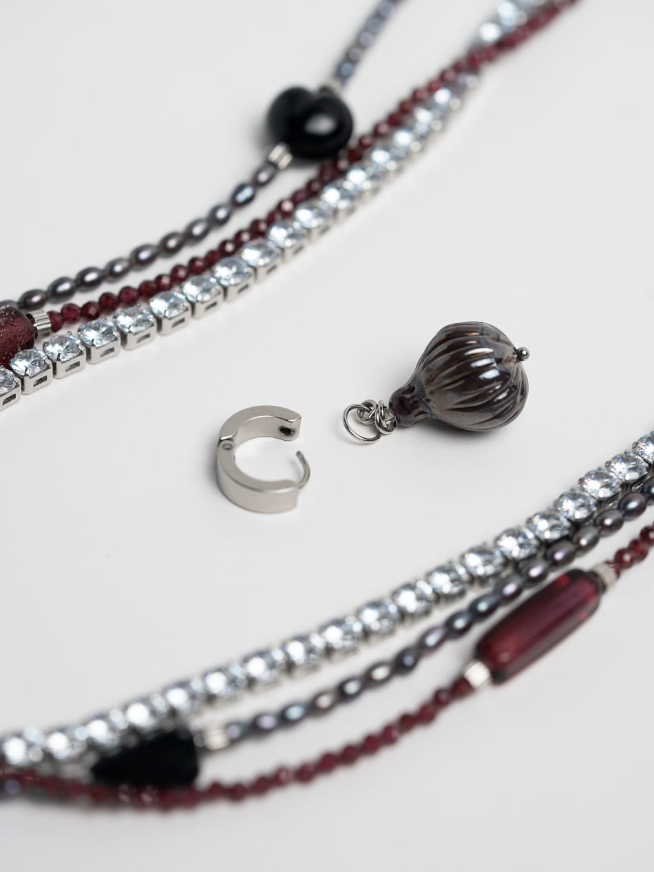 Necklace “Plum Fig” image 16