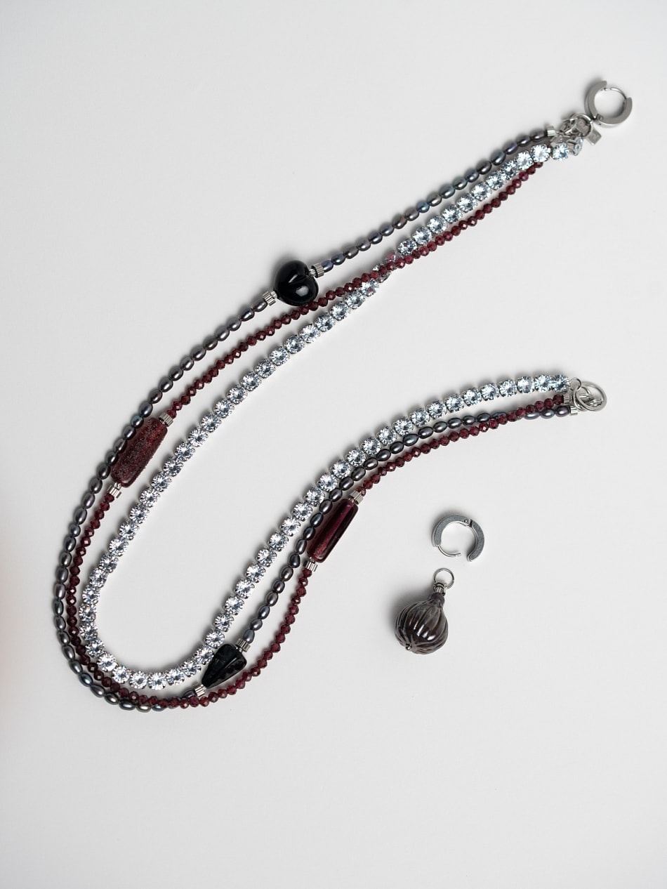Necklace “Plum Fig” image 9
