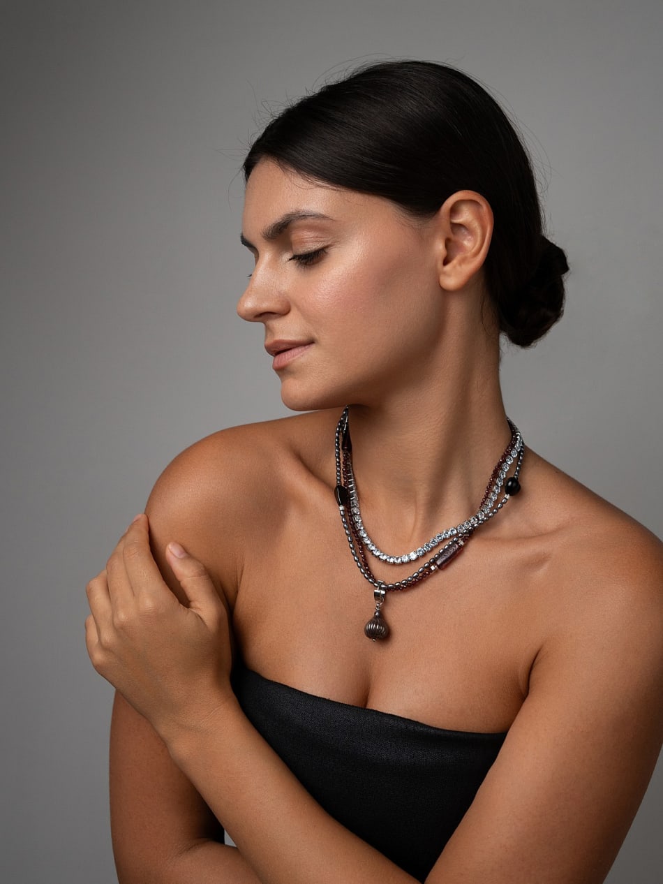 Necklace “Plum Fig” image 7