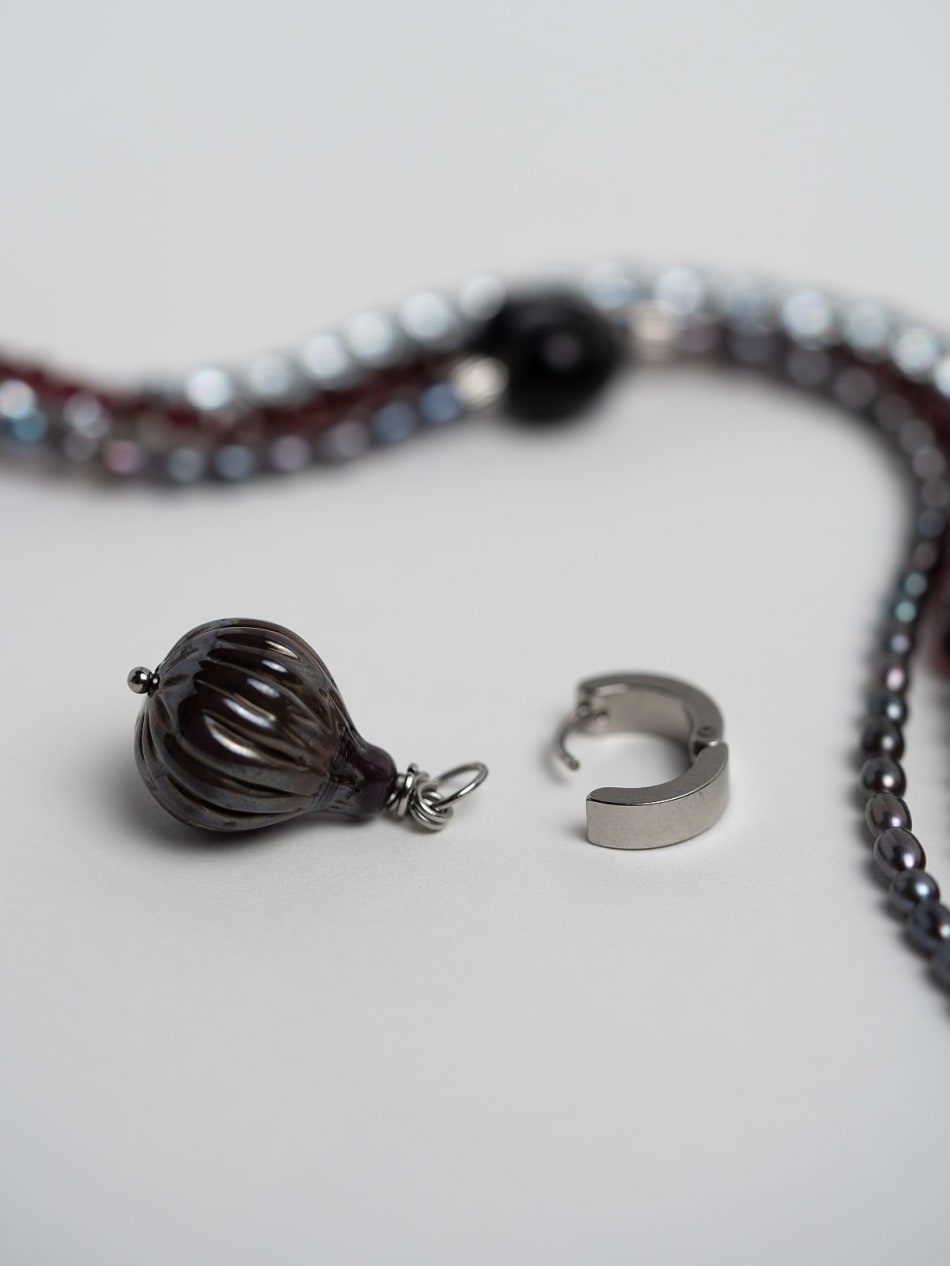 Necklace “Plum Fig” image 8