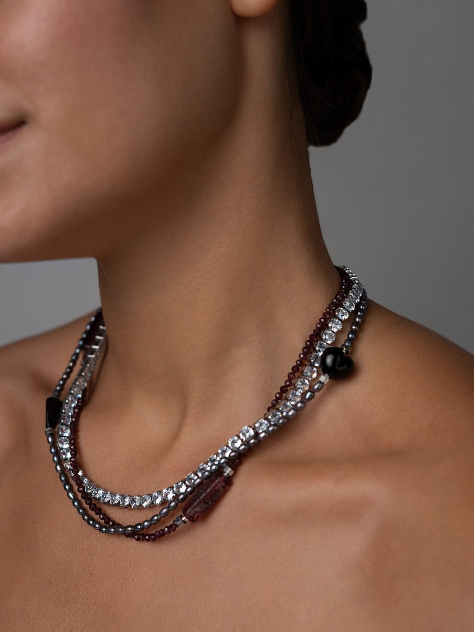 Necklace “Plum Fig” image 14