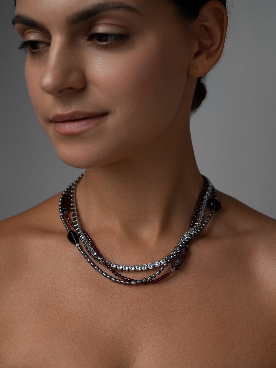 Necklace “Plum Fig” image 11