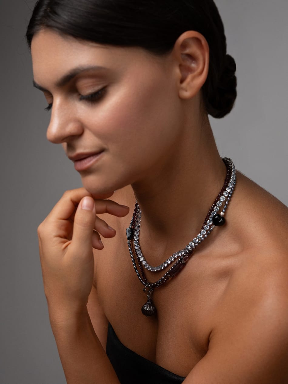 Necklace “Plum Fig” image 3