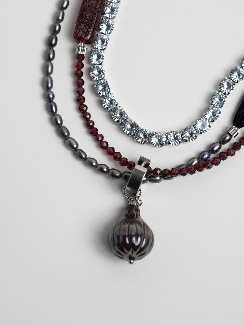 Necklace “Plum Fig” image 4