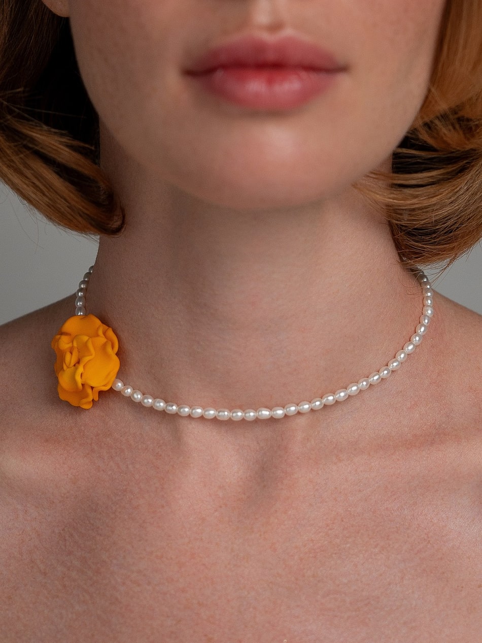 Choker “Aperol Rose” image 6