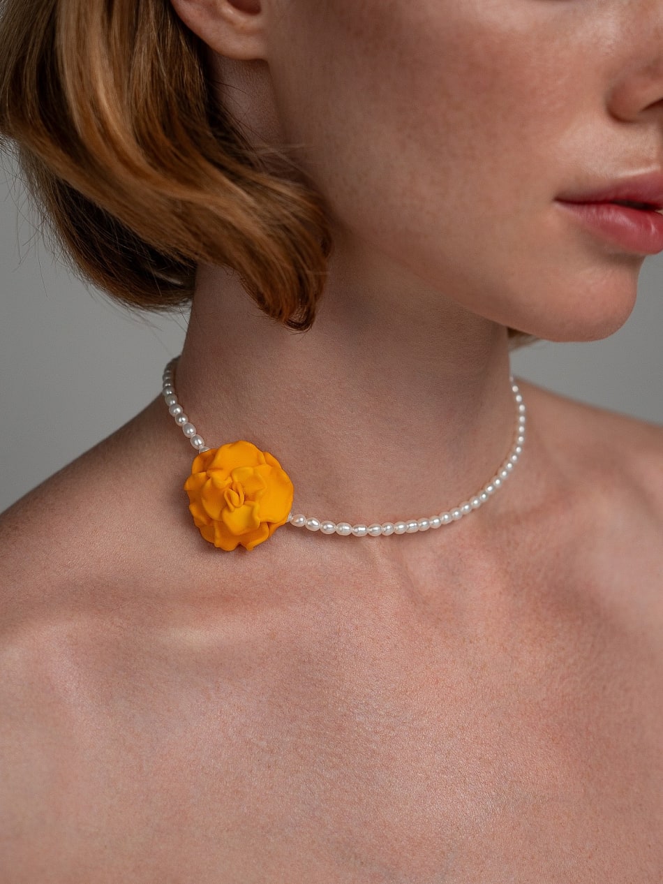 Choker “Aperol Rose” image 2