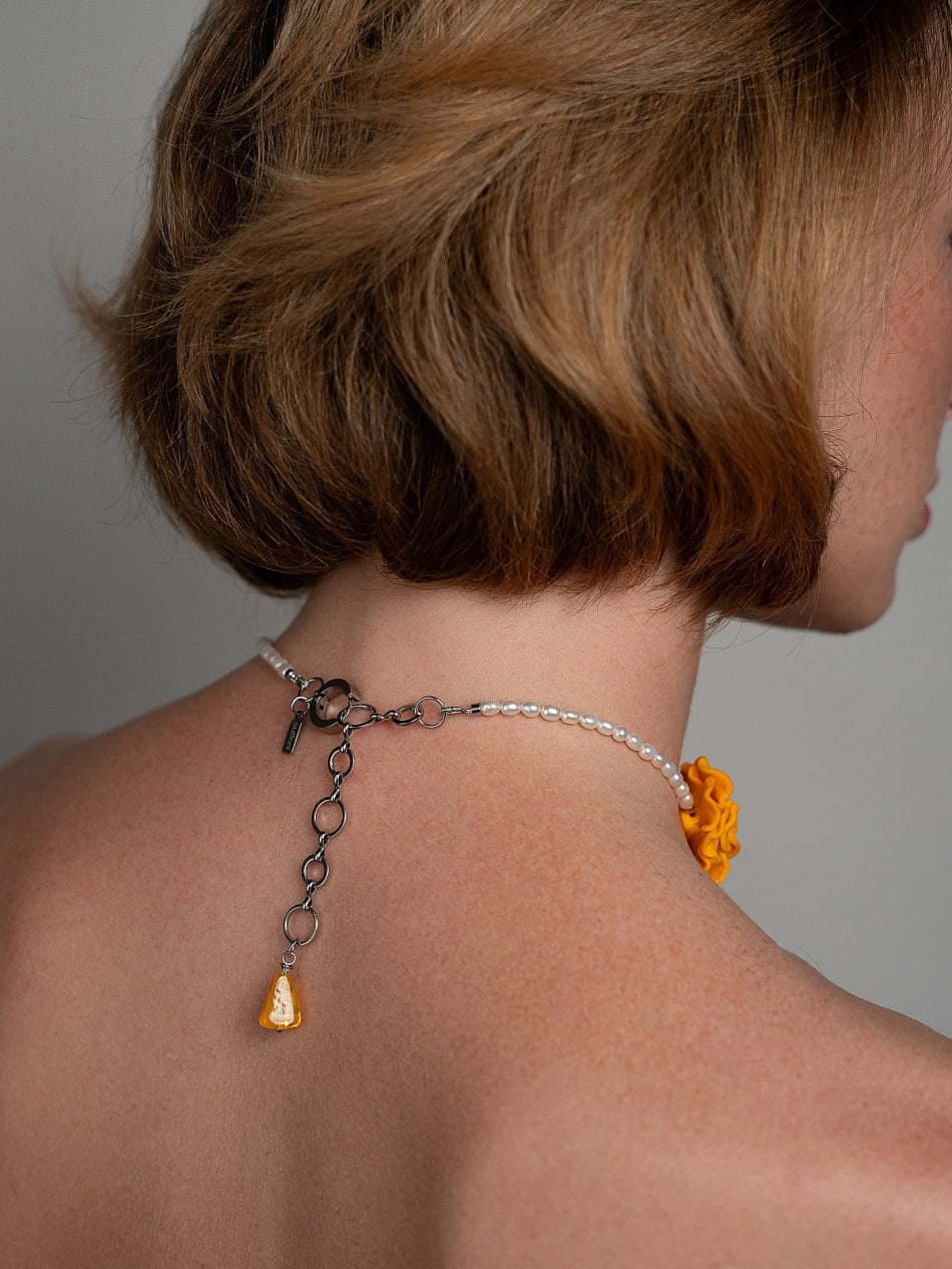 Choker “Aperol Rose” image 7