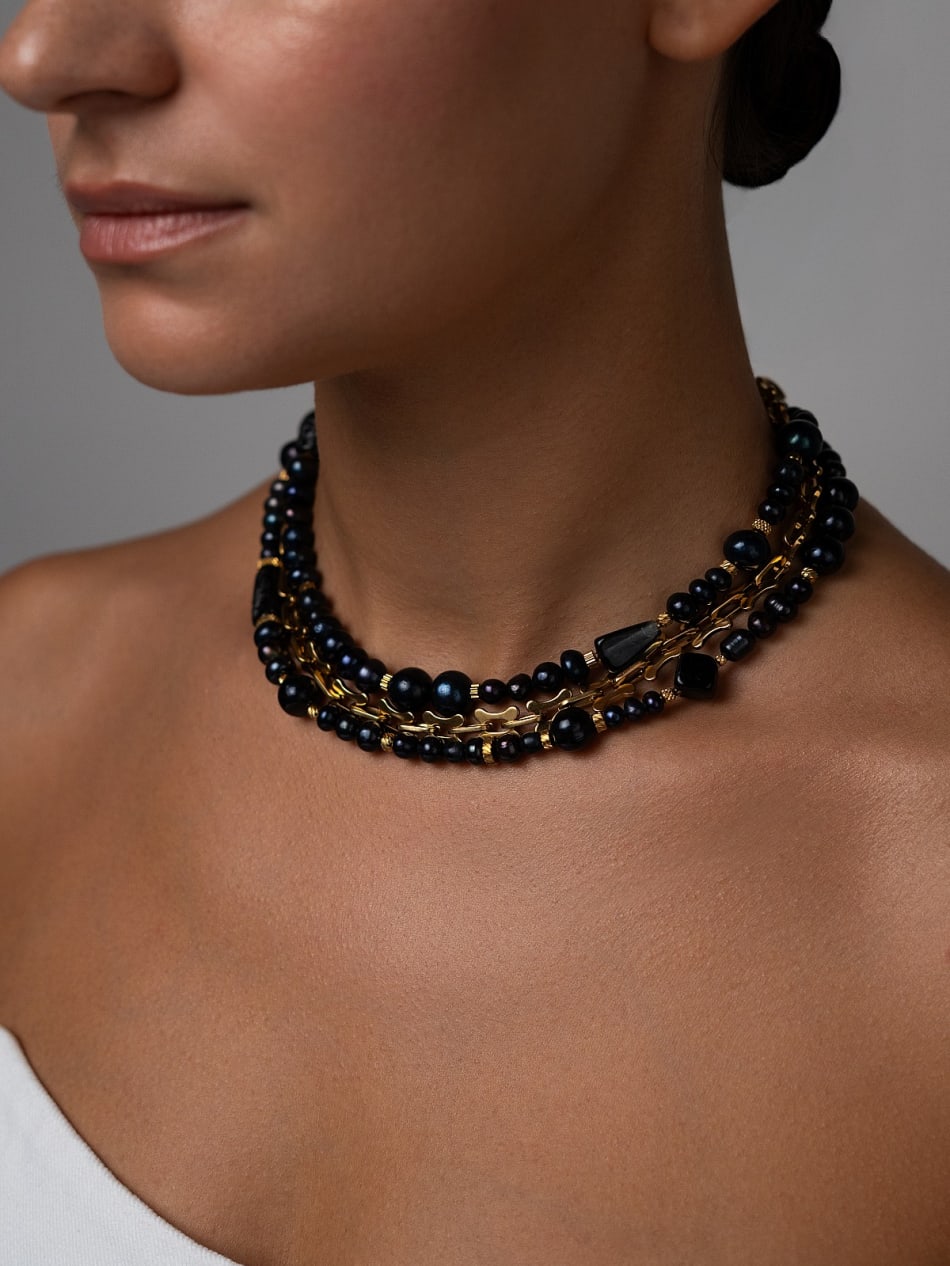  Necklace "Nero Mare" image 15