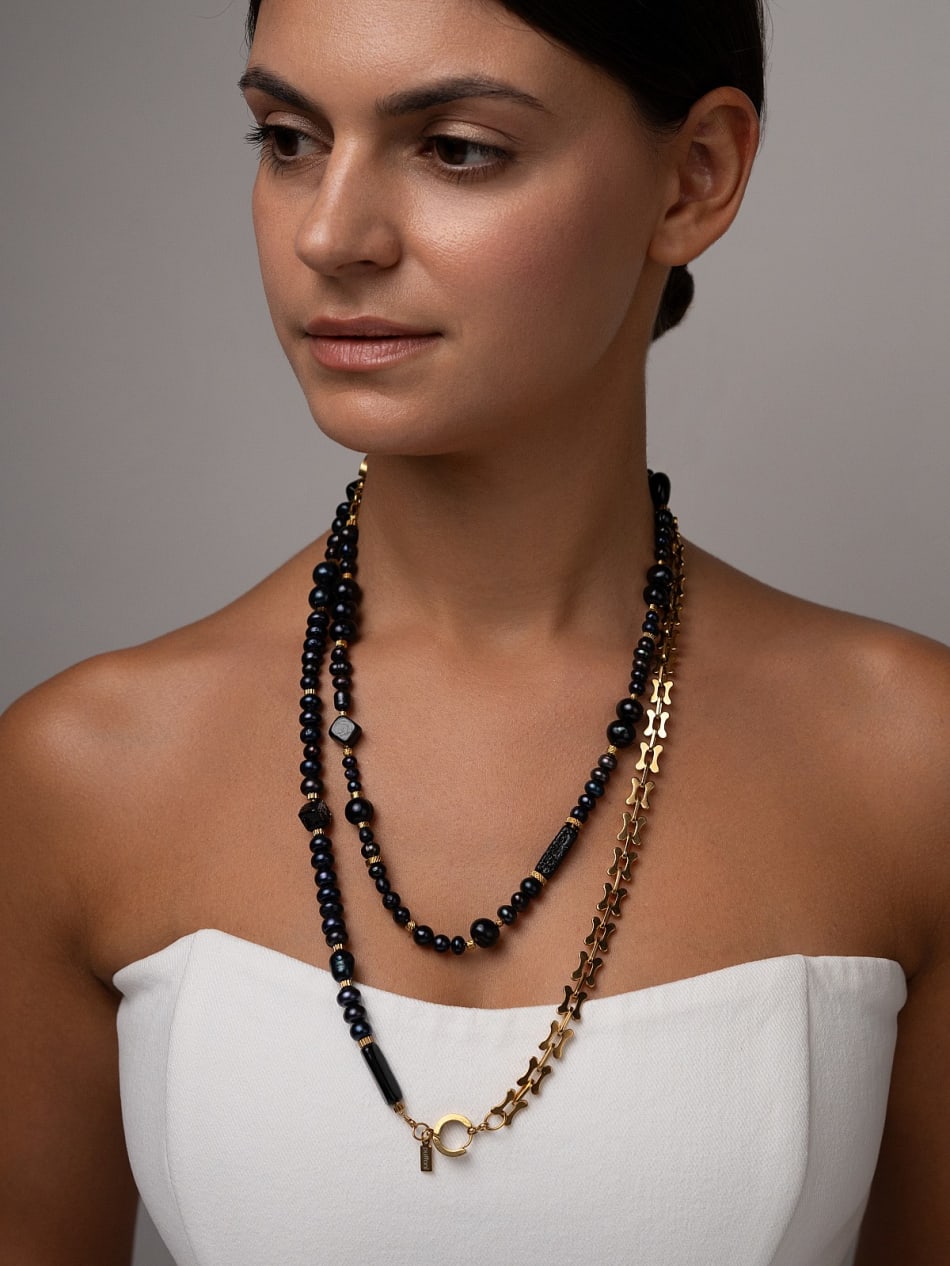  Necklace "Nero Mare" image 11