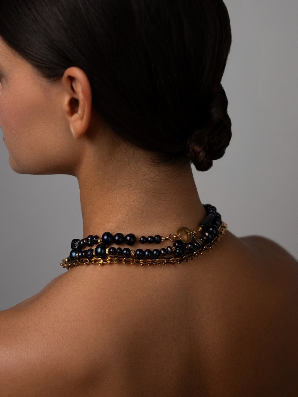  Necklace "Nero Mare" image 20