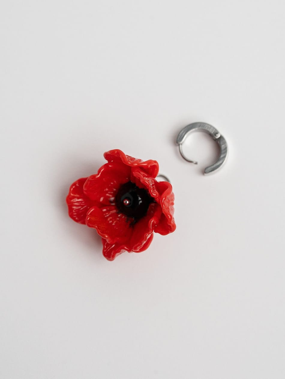 Серьги "Wild Poppy" image 4