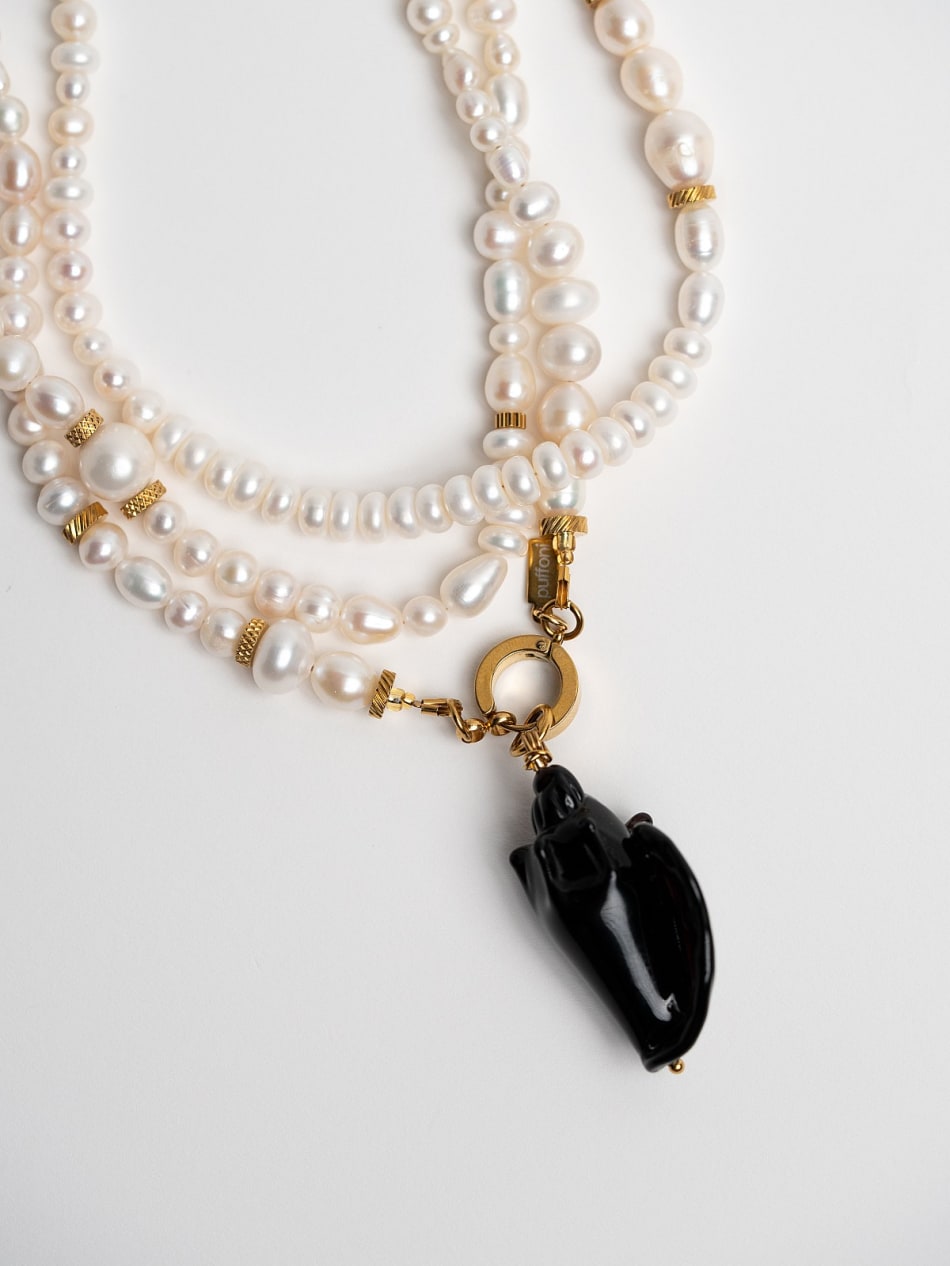 Necklace “Pearl Noir” image 11