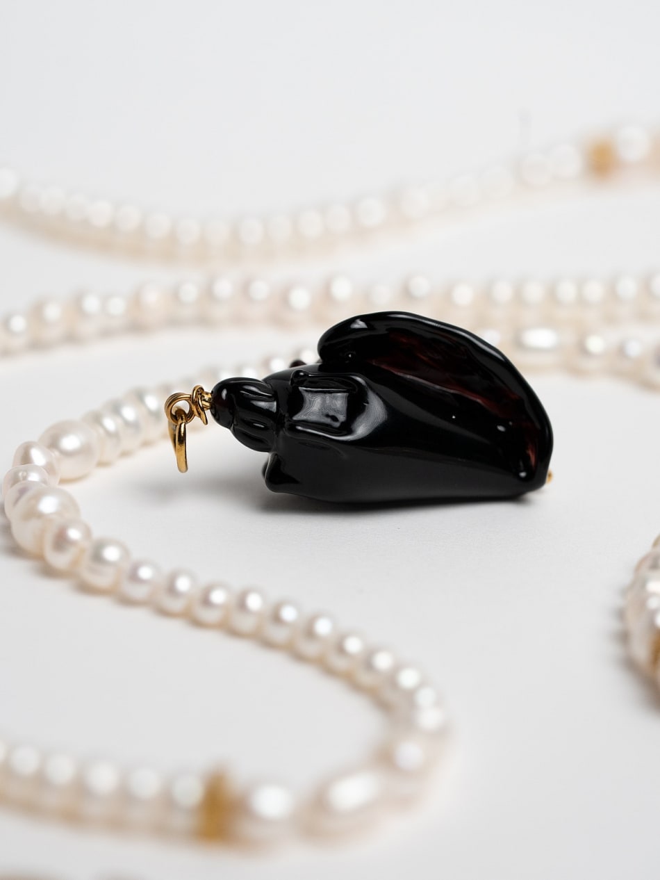 Necklace “Pearl Noir” image 10