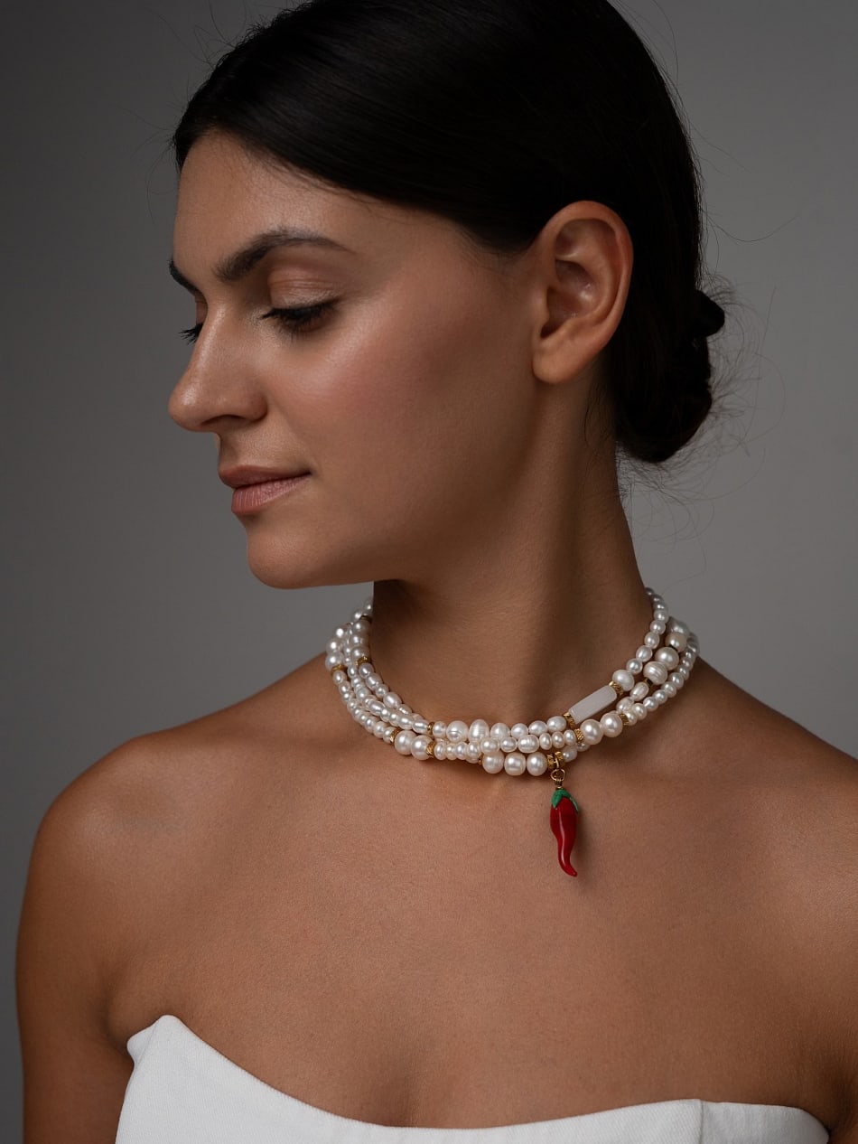 Necklace "Devil's kiss" image 7