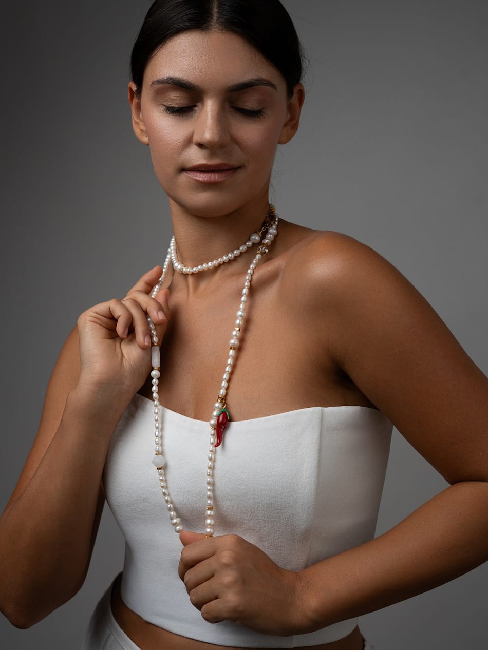 Necklace "Devil's kiss" image 3