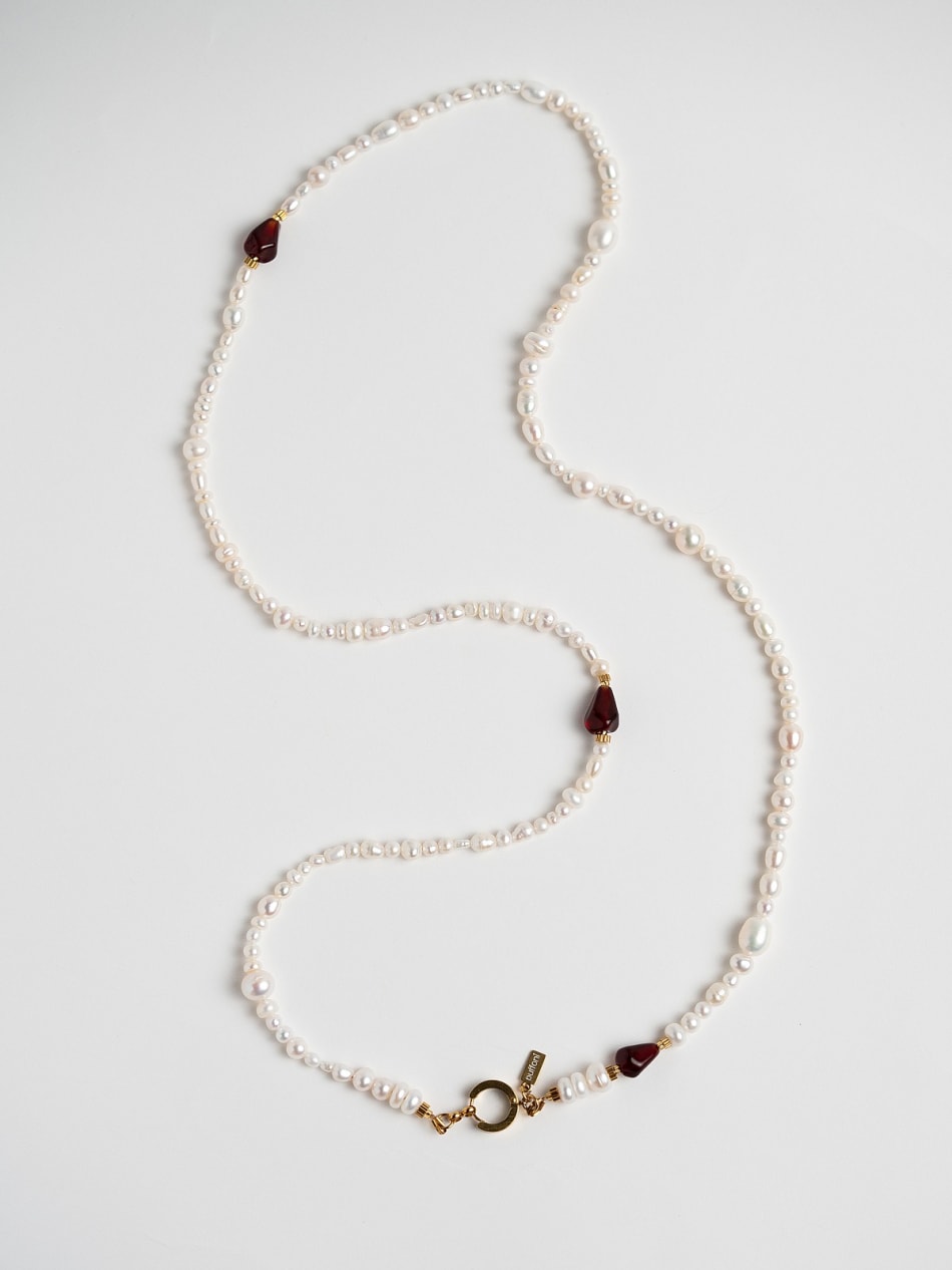 Necklace "Pomegranate Seeds" image 2