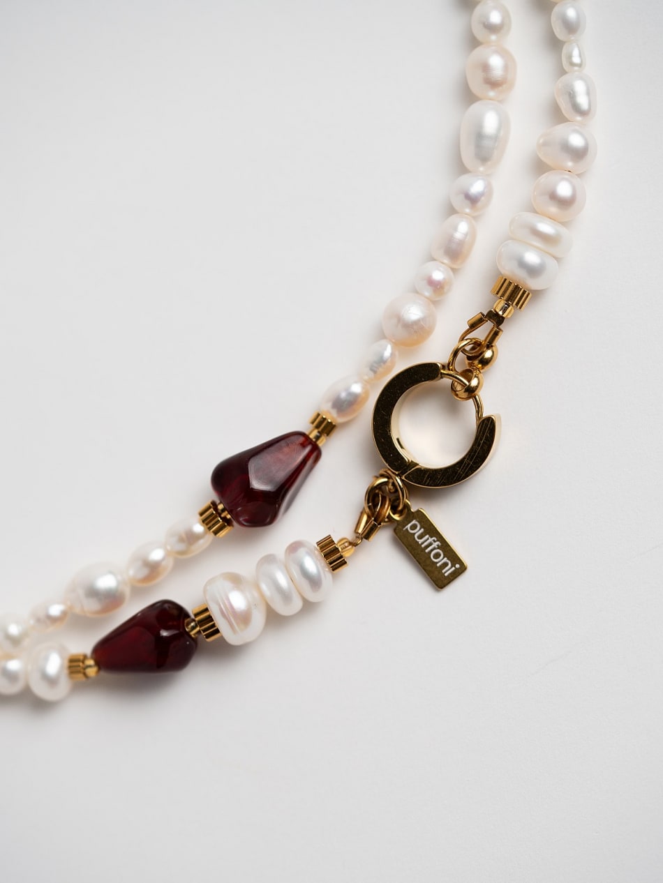 Necklace "Pomegranate Seeds" image 5