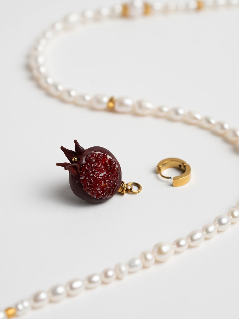Necklace "Pomegranate No. 1" image 5