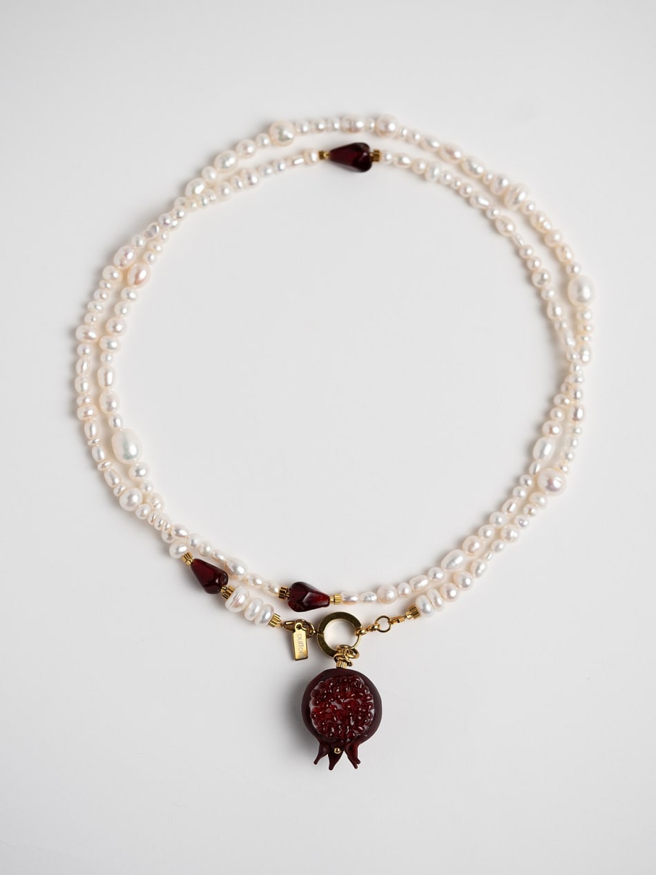 Necklace "Pomegranate No. 1" image 1