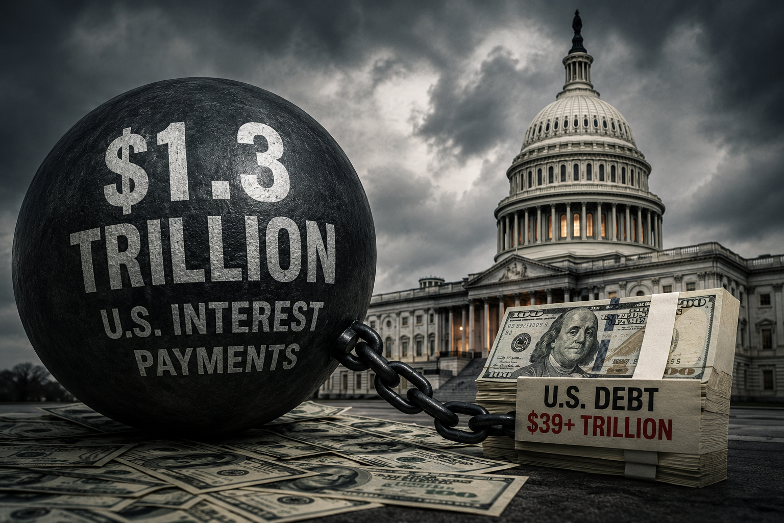 $1.3 Trillion a Year: The Real Cost of America’s Debt