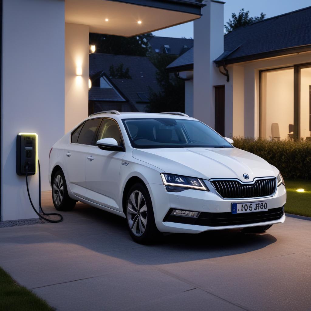 How do you maximize range and efficiency in a Skoda Octavia iV PHEV?