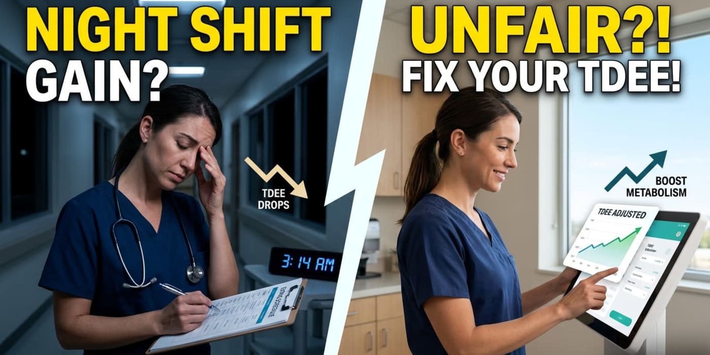 TDEE for Shift Workers: Why Night Shifts Wreck Your Metabolism Calculations — MacrosMeasure