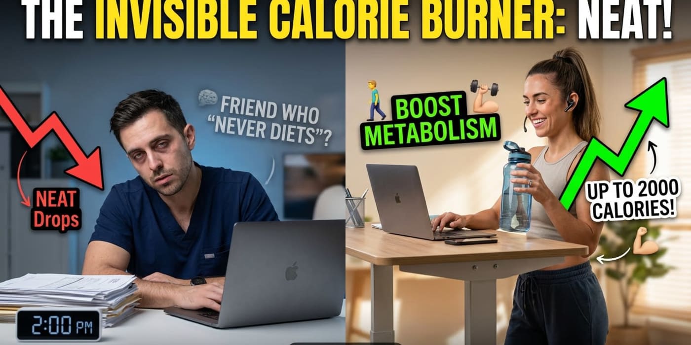NEAT: The Hidden Calorie Burn That Explains Why Some People Stay Lean Without Trying โ MacrosMeasure