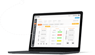 Laptop with Airplane