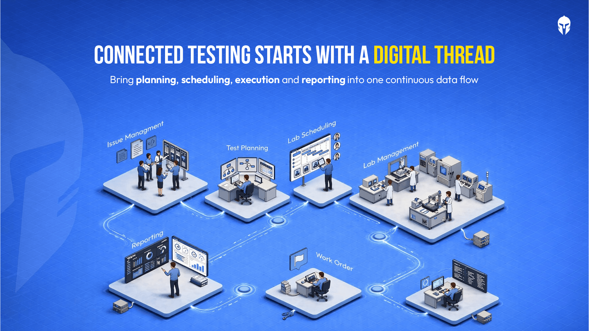 Titan TLM feature banner for engineering test lifecycle management