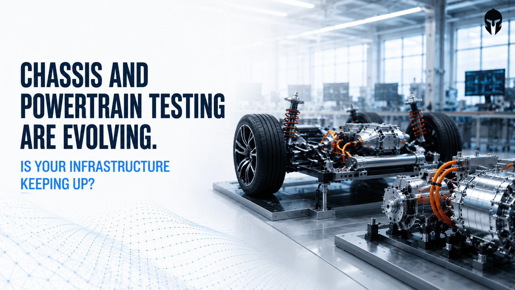 Engineer reviewing connected chassis and powertrain test data across ICE, hybrid and EV vehicle validation programs. 