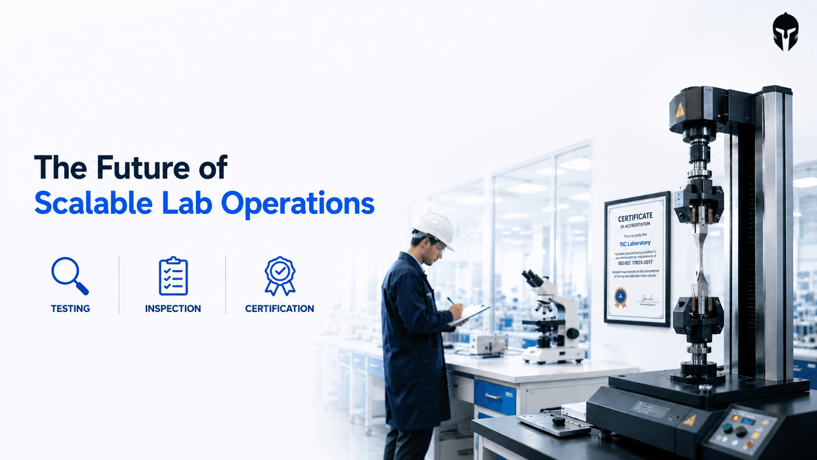 TIC lab team managing growing test volumes with a unified test lifecycle platform for scheduling, traceability and reporting.