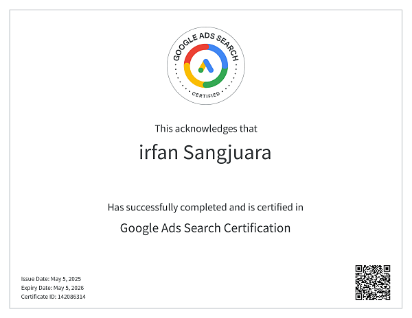 Certificate 1