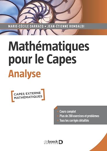 Mathematiques Pour Le Capes