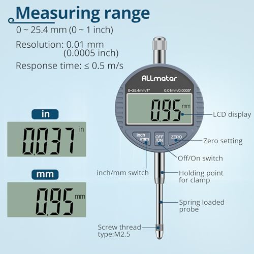 Vue 3 de Allmeter Comparateur De Precision