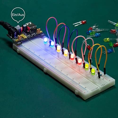 Vue 3 de Miuzei Breadboard Kit Composant