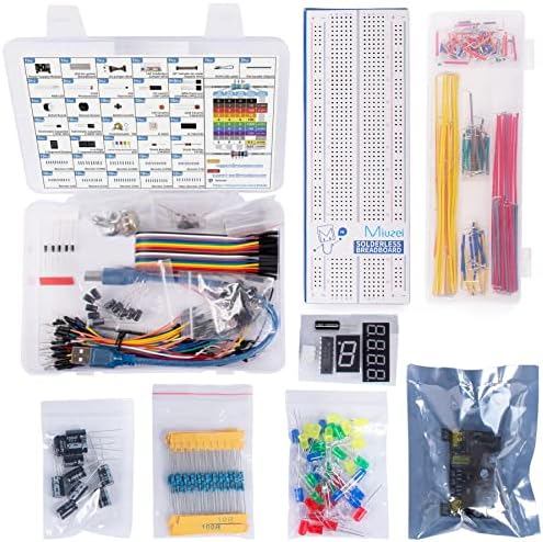 Vue 4 de Miuzei Breadboard Kit Composant