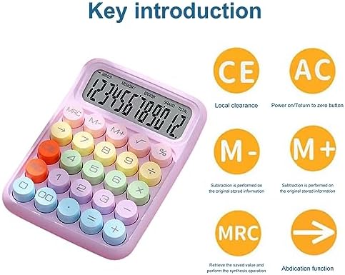 Vue 3 de Calculatrice Clavier Mecanique
