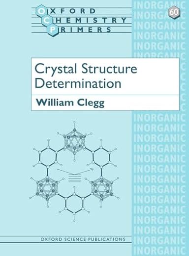 Crystal Structure Determination Oxford
