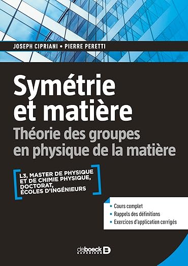 Symetrie Et Matiere Theorie