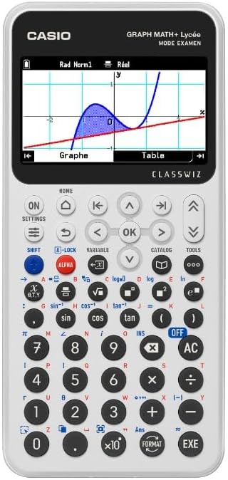 Vue 5 de Casio Graph Math Calculatrice