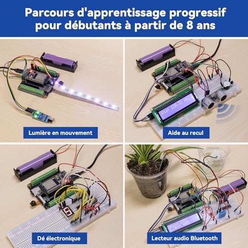 Vue 4 de Sunfounder Kit Ultime Esp