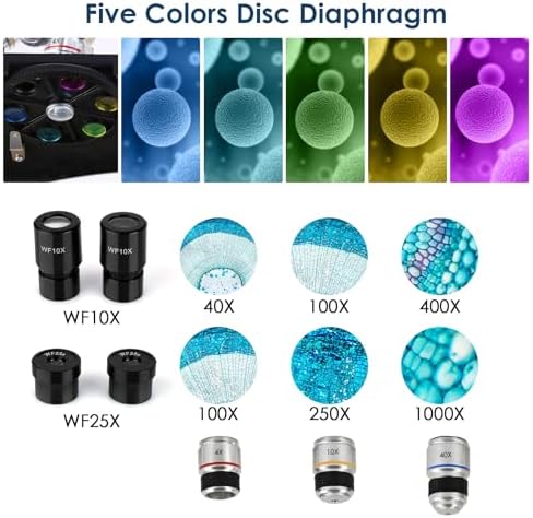 Vue 6 de Microscope Binoculaire Xx Platine