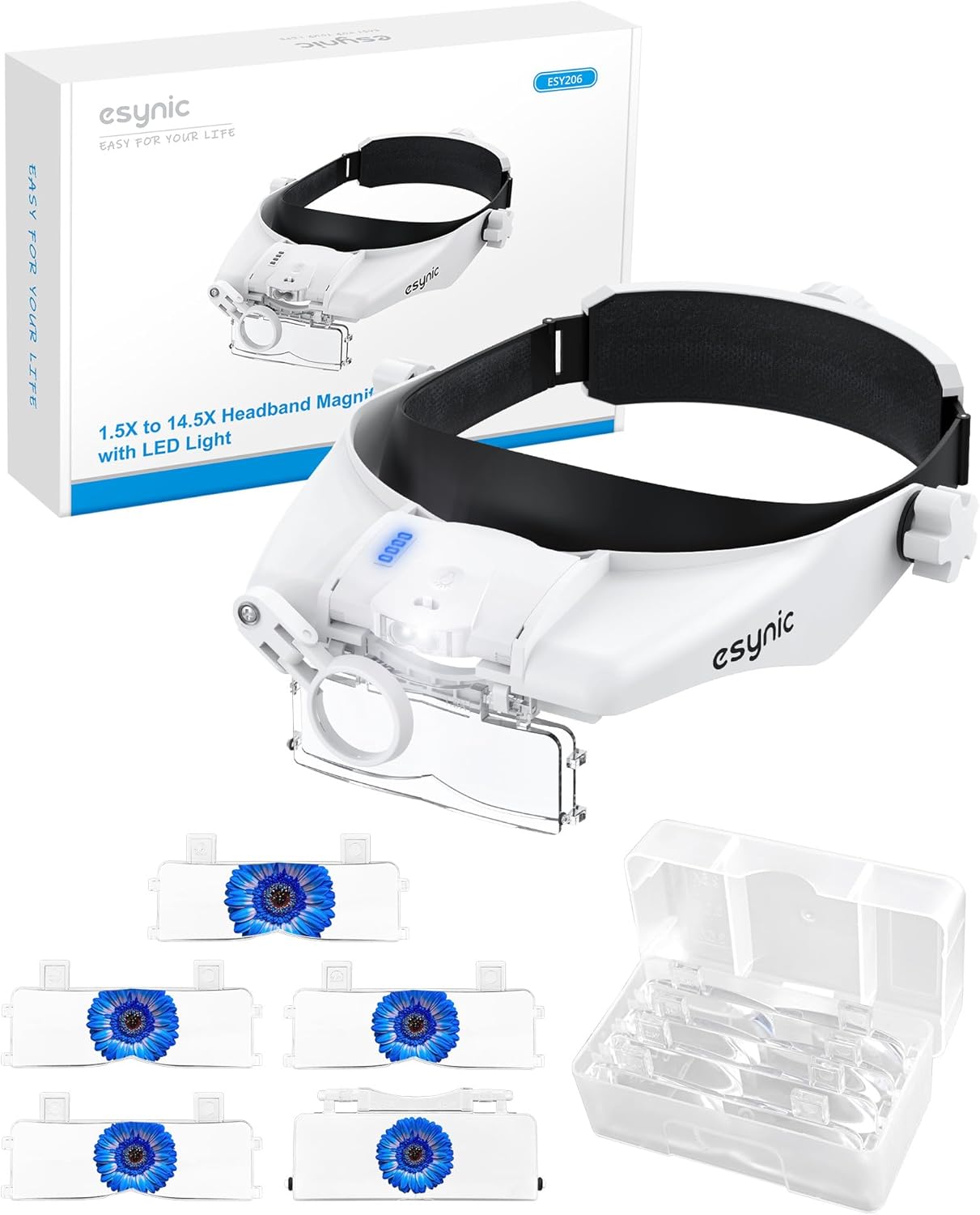 Esynic Lunettes Loupe Grossissante