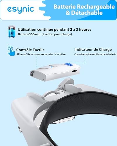 Vue 6 de Esynic Lunettes Loupe Grossissante