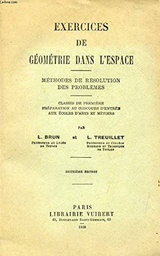 Exercices De Geometrie Dans