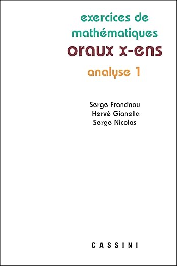 Oraux Ens Analyse