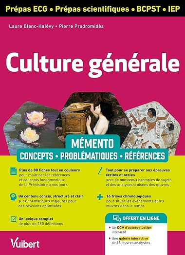Memento Culture Generale Ecg