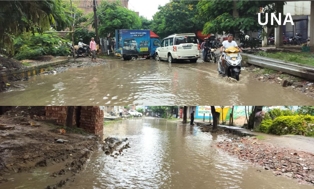 पटना का “स्मार्ट सिटी” सपना रुका, रुकनपुरा में बारिश से जलजमाव ने खोली पोल पटना का “स्मार्ट सिटी” सपना रुका, रुकनपुरा में बारिश से जलजमाव ने खोली पोल